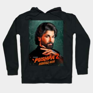 Pushpa 2 Allu Arjun Artwork Hoodie